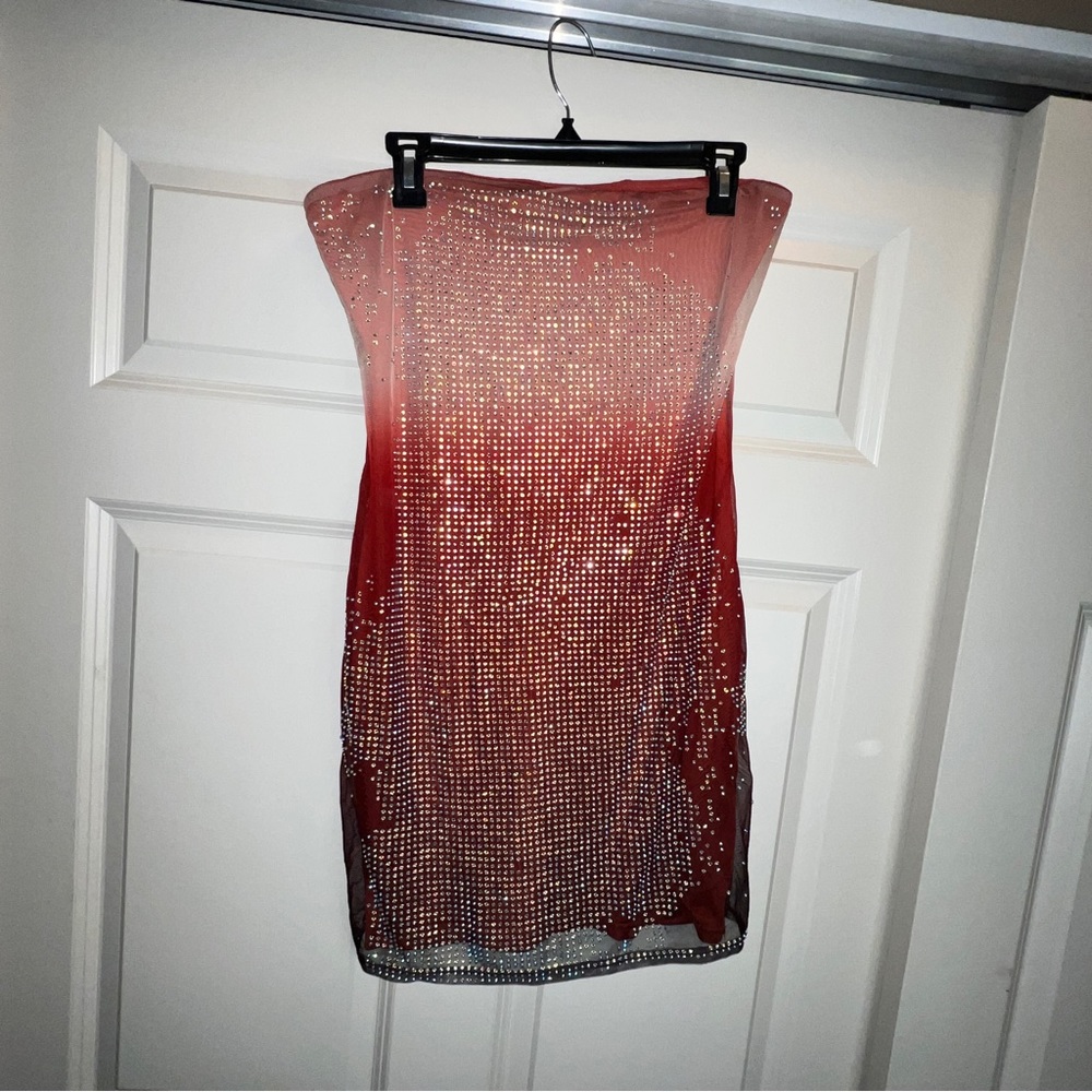 Rhinestone dazzled dress